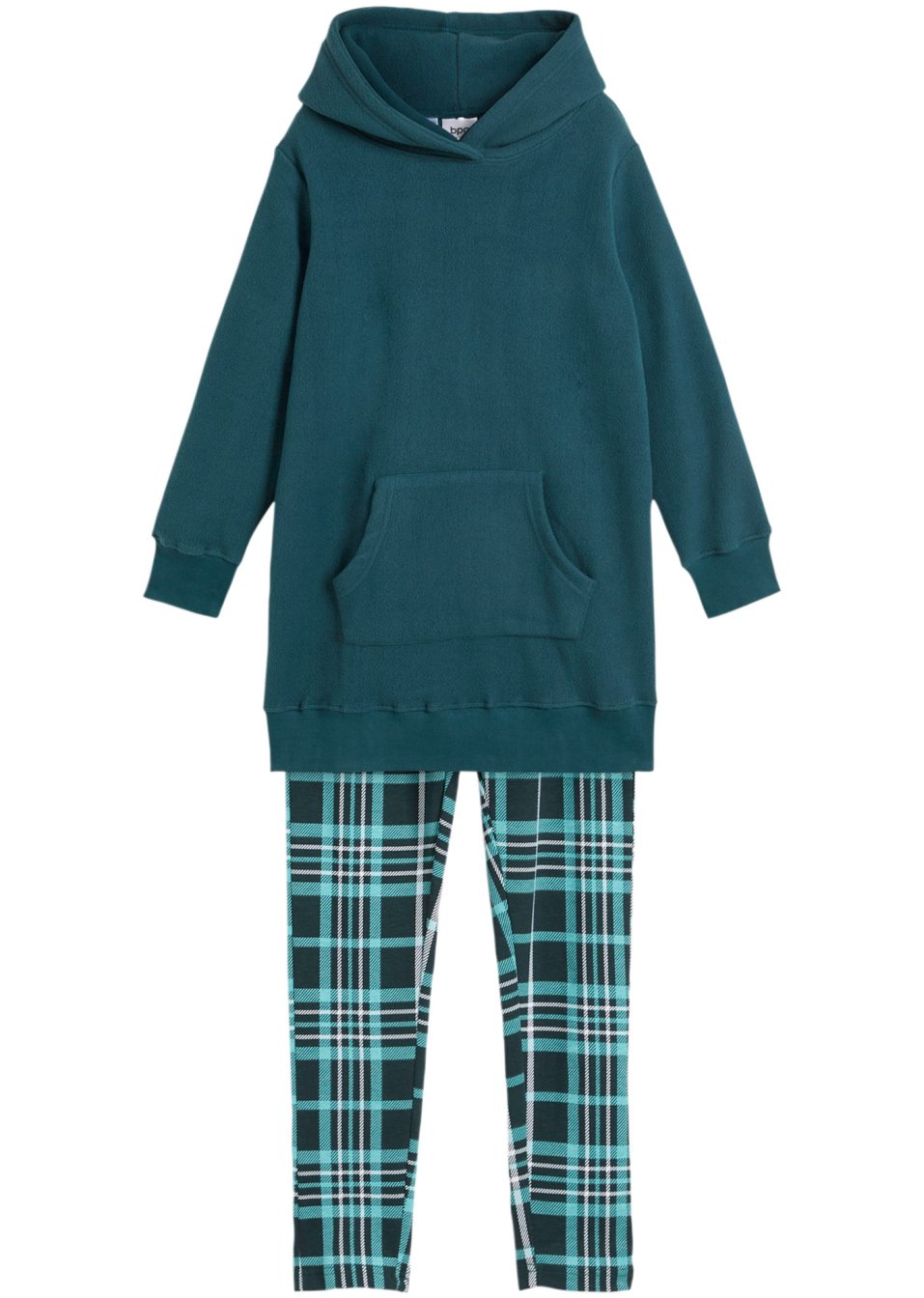 Robe en polaire et legging fille (Ens. 2 pces.)