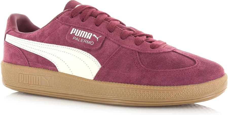 Puma Palermo ruby shimmer alpine snow Leer Unisex