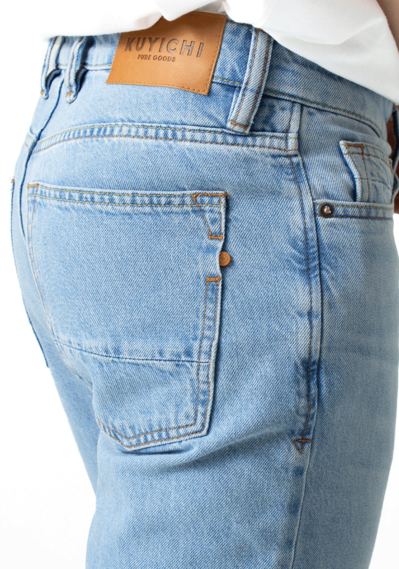 Kuyichi Herren-Jeans Scott Regular Light Blue