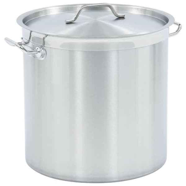 vidaXL Gryte 50 L 40x40 cm rustfritt stål