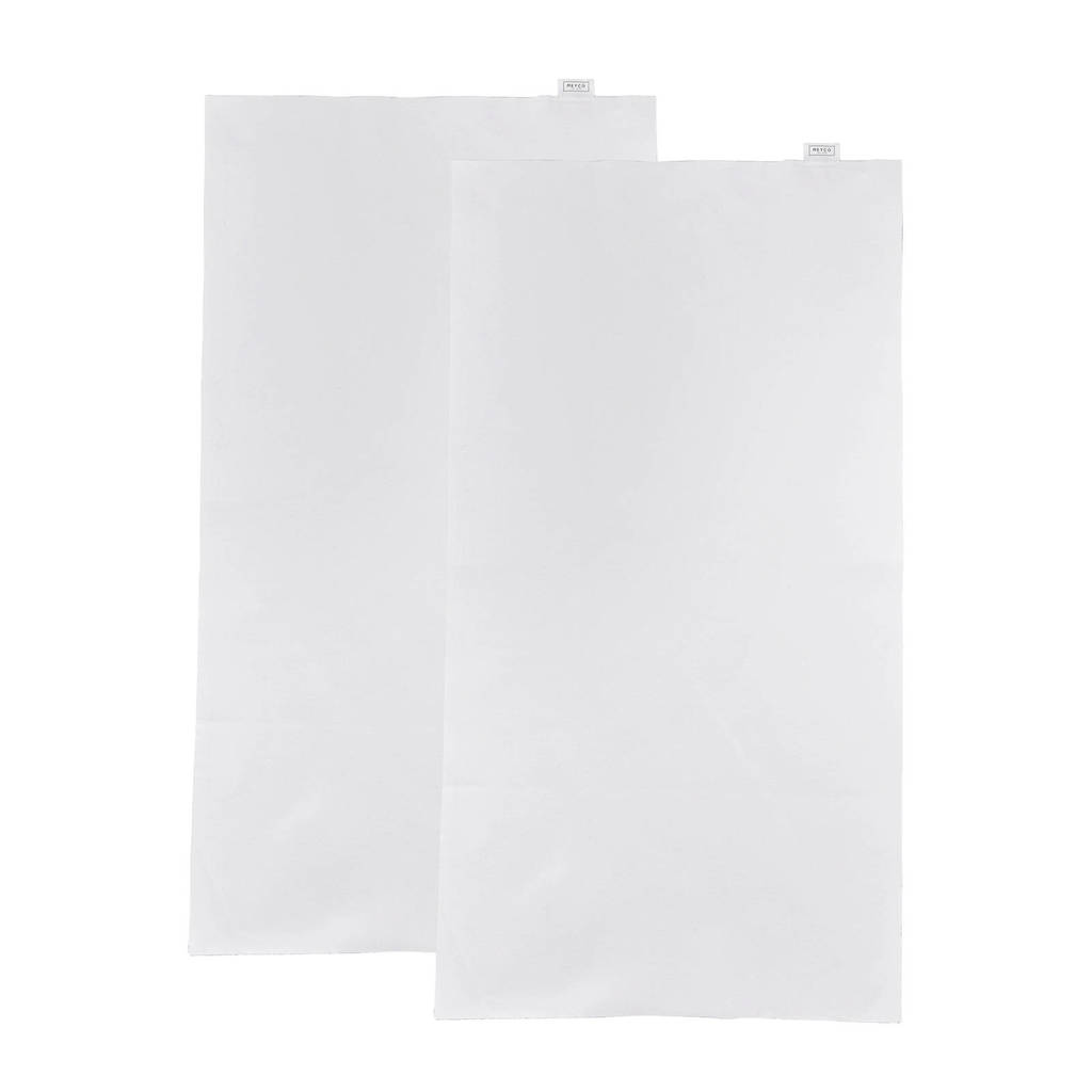 katoenen molton bedzeil 75x100 cm (set van 2)