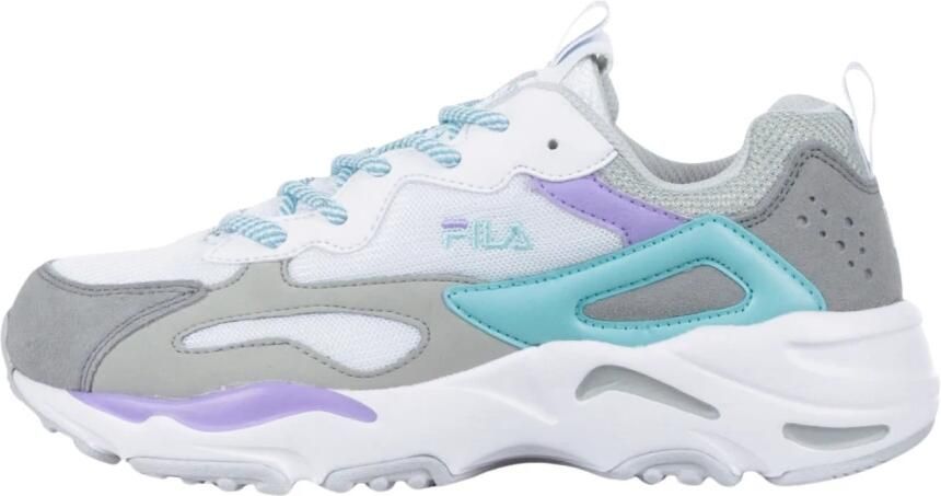 Fila Wit violet Tulp blauw Curacao Lage Schoen Multicolor Dames