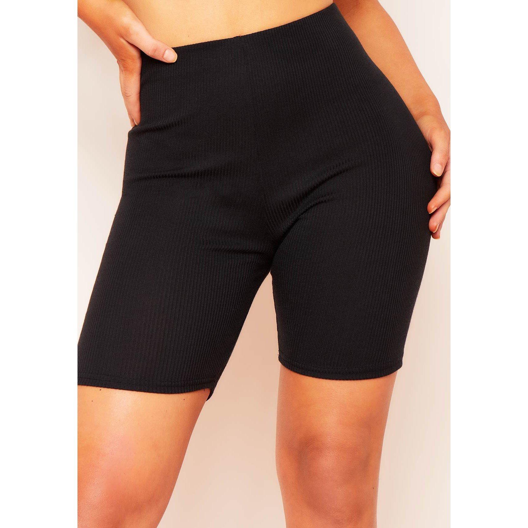 Missy Empire Ribbed Knit Cycle Shorts