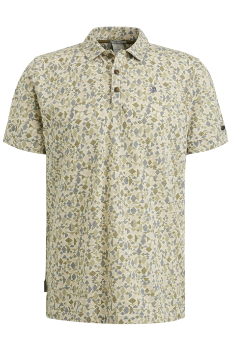Cast Iron beige heren polo