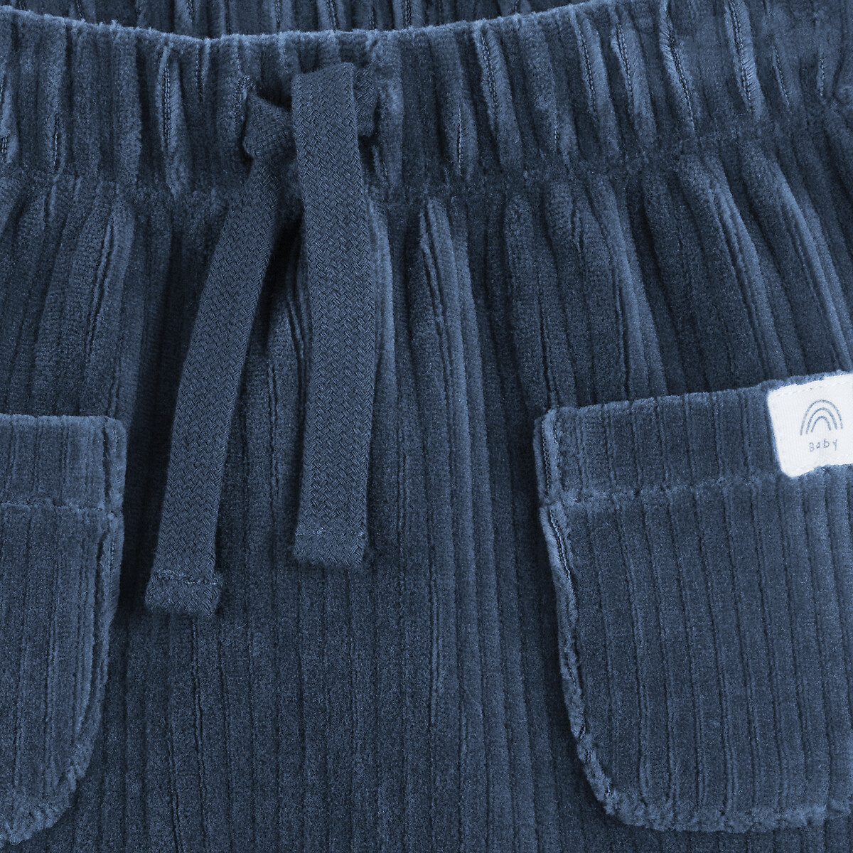 COLEÇÃO LA REDOUTE<br>Conjunto de 2 calças harém em tecido geribd fluweel