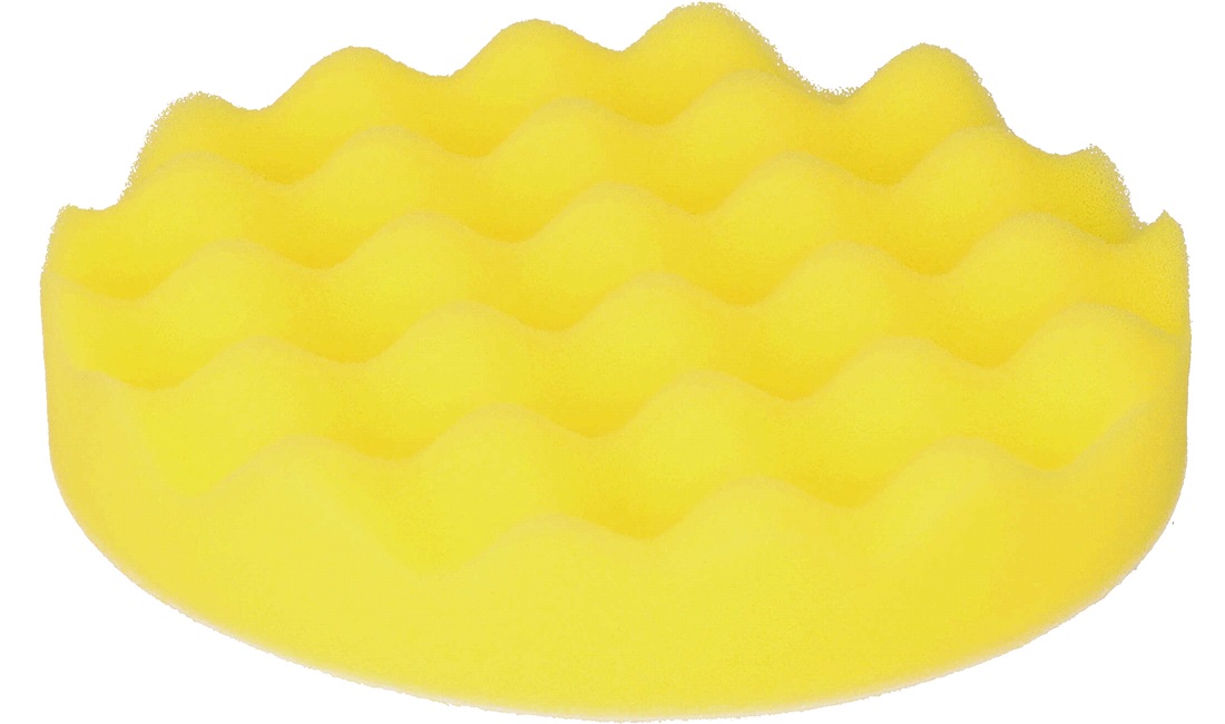 Polerrondel GUL vaflet medium 150 mm