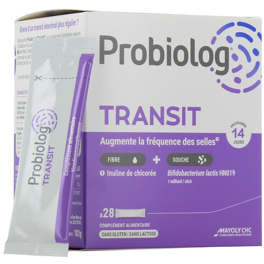 Probiolog Transit sticks Probiotique - Constipation - Pharmacie des Drakkars