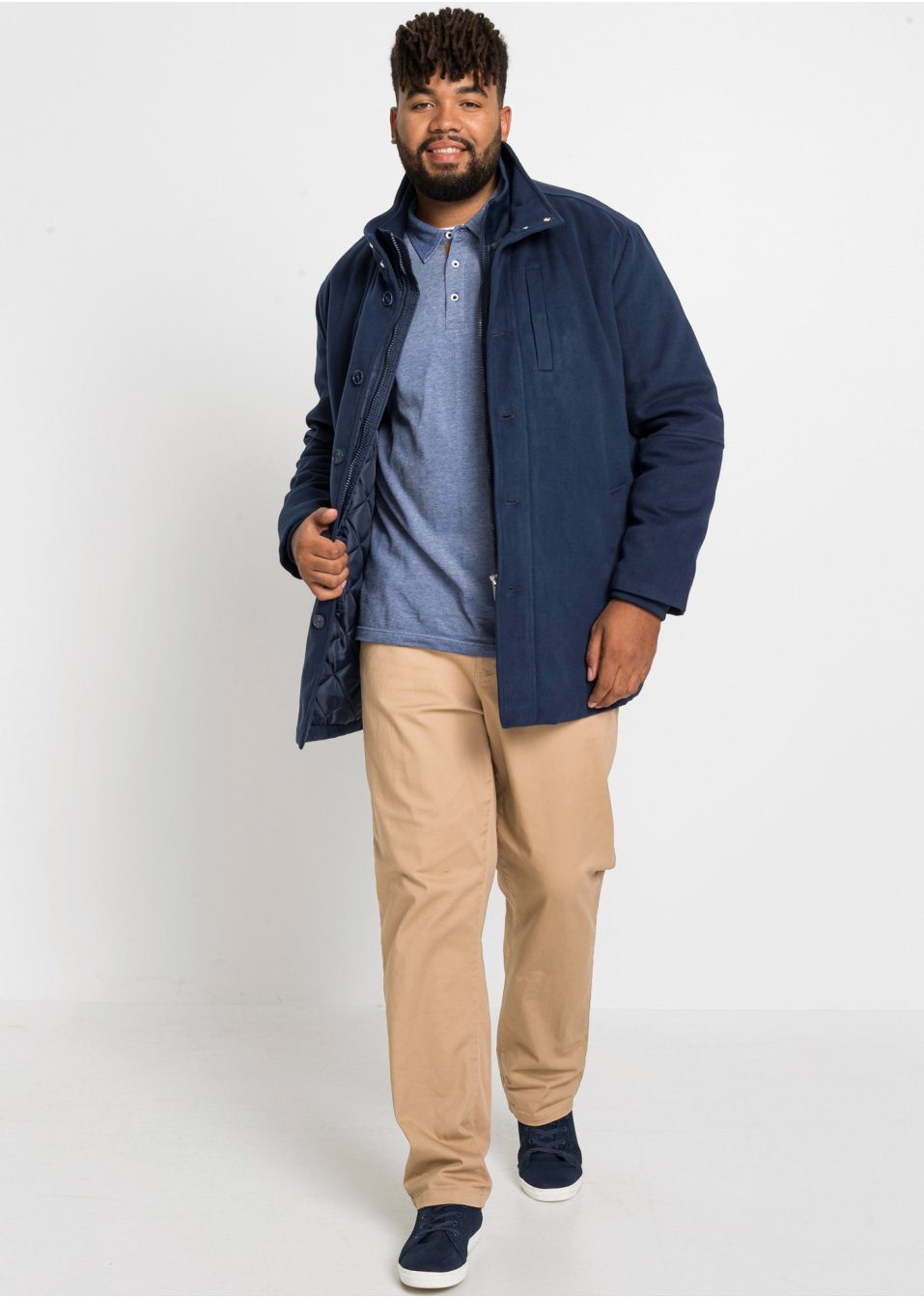 Veste outdoor en imitation laine
