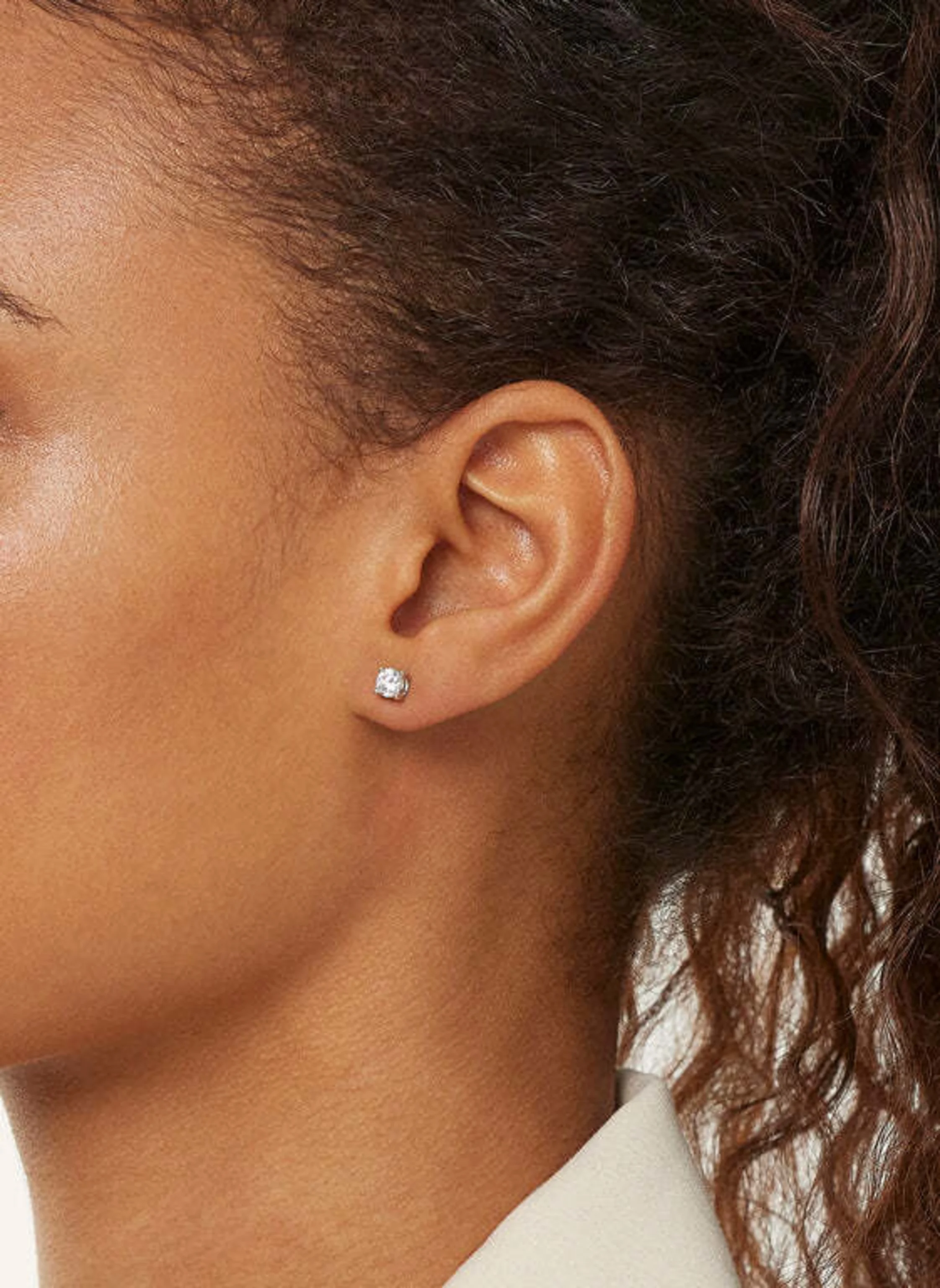 VEYNOU Ohrstecker ELLA aus 14 Karat Roségold und 0,46ct. lab-grown Diamanten