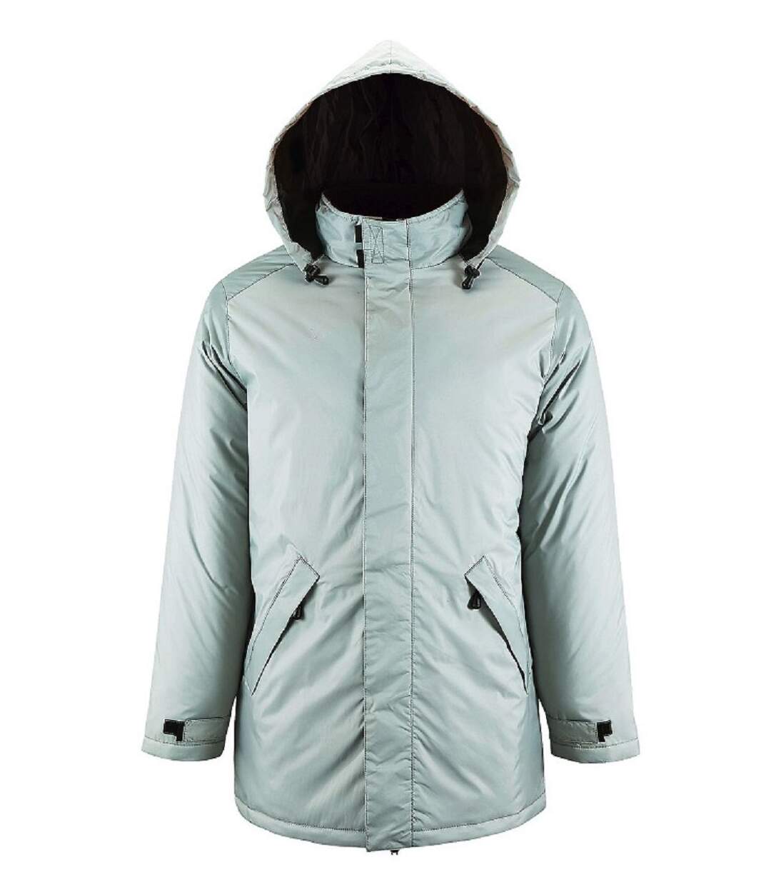 Parka unisexe doublure matelassée - 02109 ROBYN - gris métal