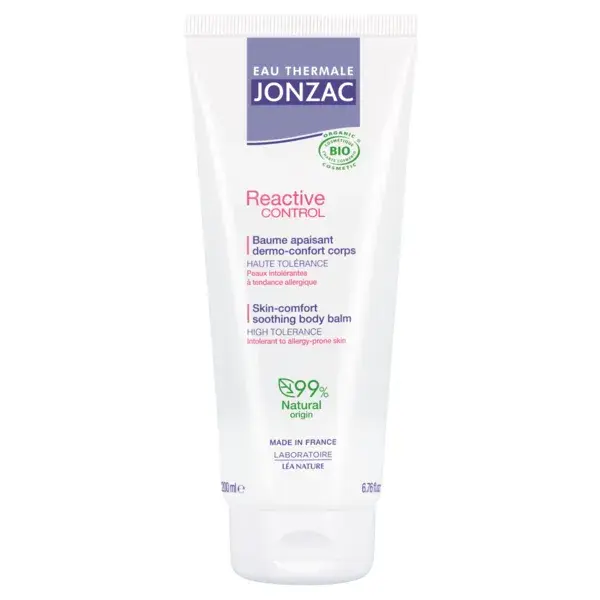 Eau Thermale Jonzac Reactive Baume Apaisant Dermo-Confort Corps Bio 200ml