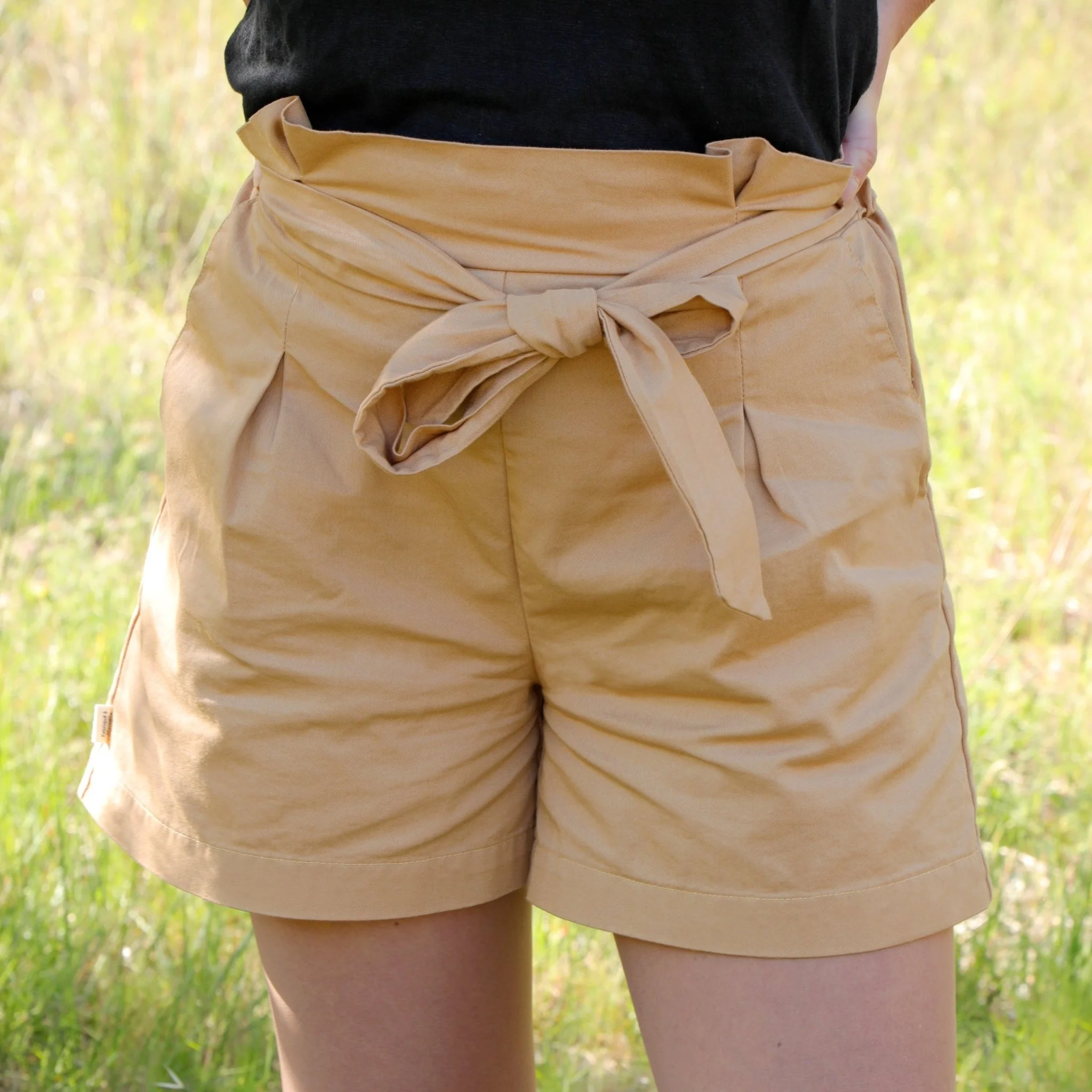 Short en coton pour femme - Version 1 - Taille 0 / 34-36 / Bleu Marine