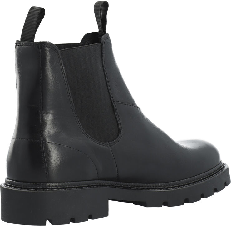 Bianco BIAJEFF Chelsea Boot Tumbled Leather Black