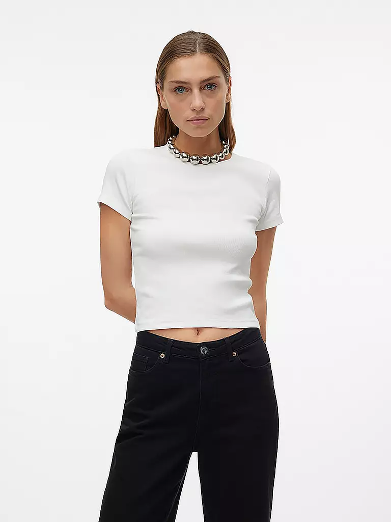 VERO MODA T-Shirt VMCHLOE weiss