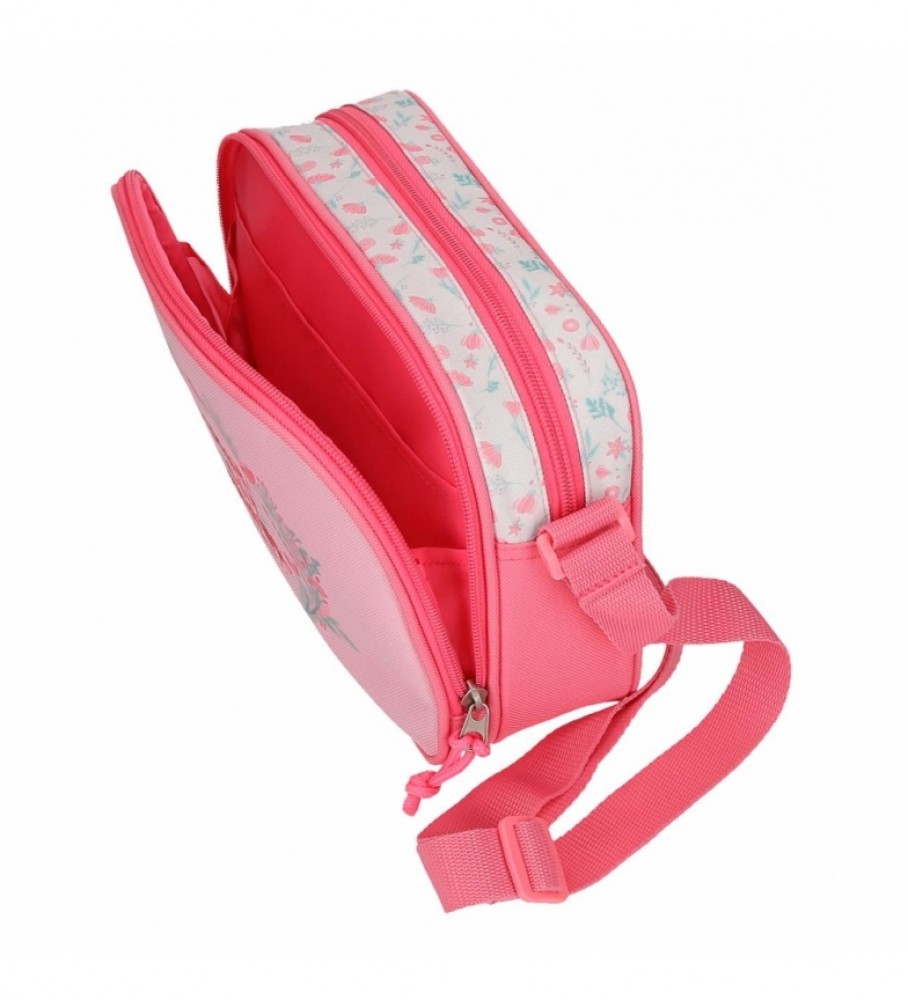 Bolsa de ombro Movom Never Stop - 23x17x8cm - Rosa