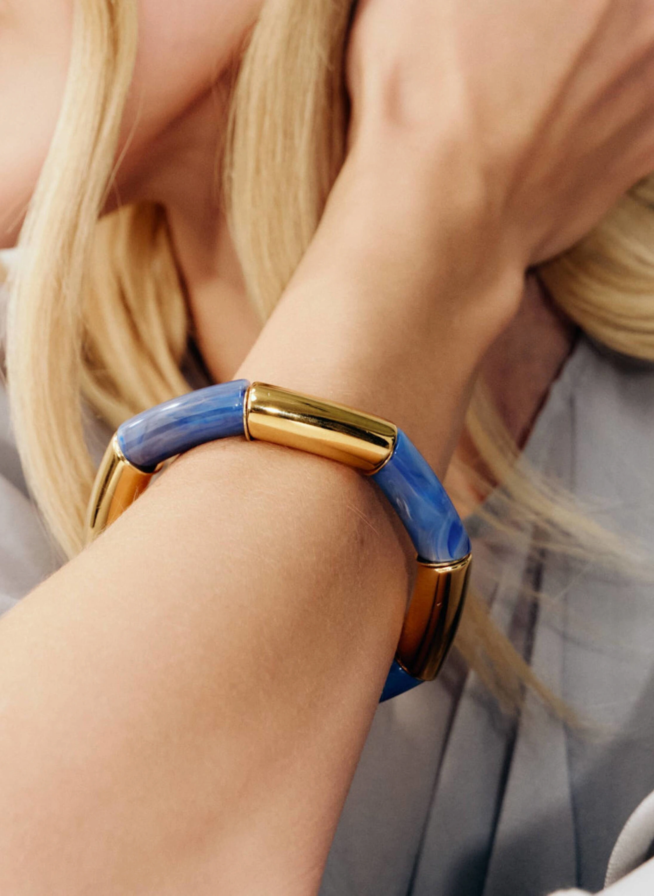 VANESSA BARONI Armband FLEX BRACELET GOLD by GLAMBOU
