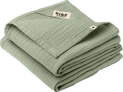 BIBS Koseklut Musselin 2-pack, Sage