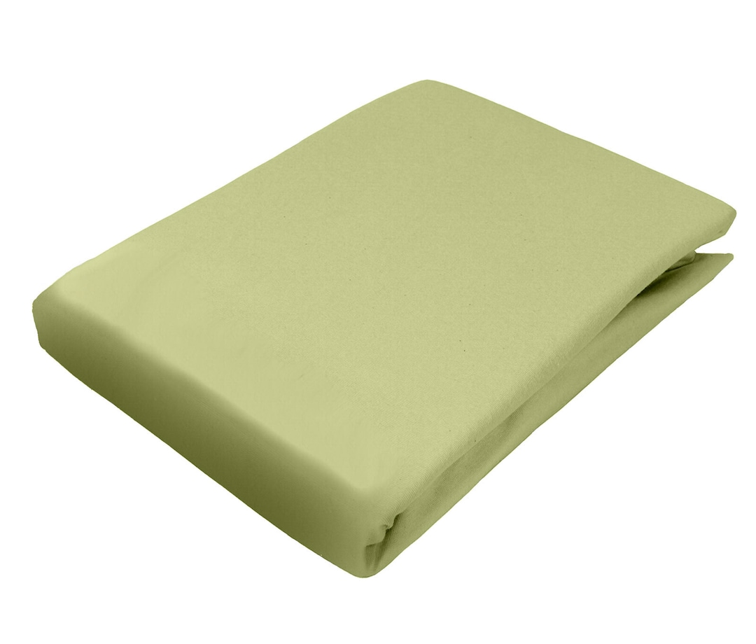 DORMISETTE Jersey-Spannbettlaken 90-100 x 200 cm hellgrün