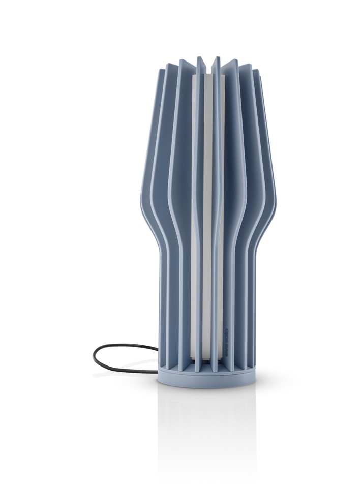Eva Solo - Radiant LED lampe med batteri, 25 cm -Støvet blå