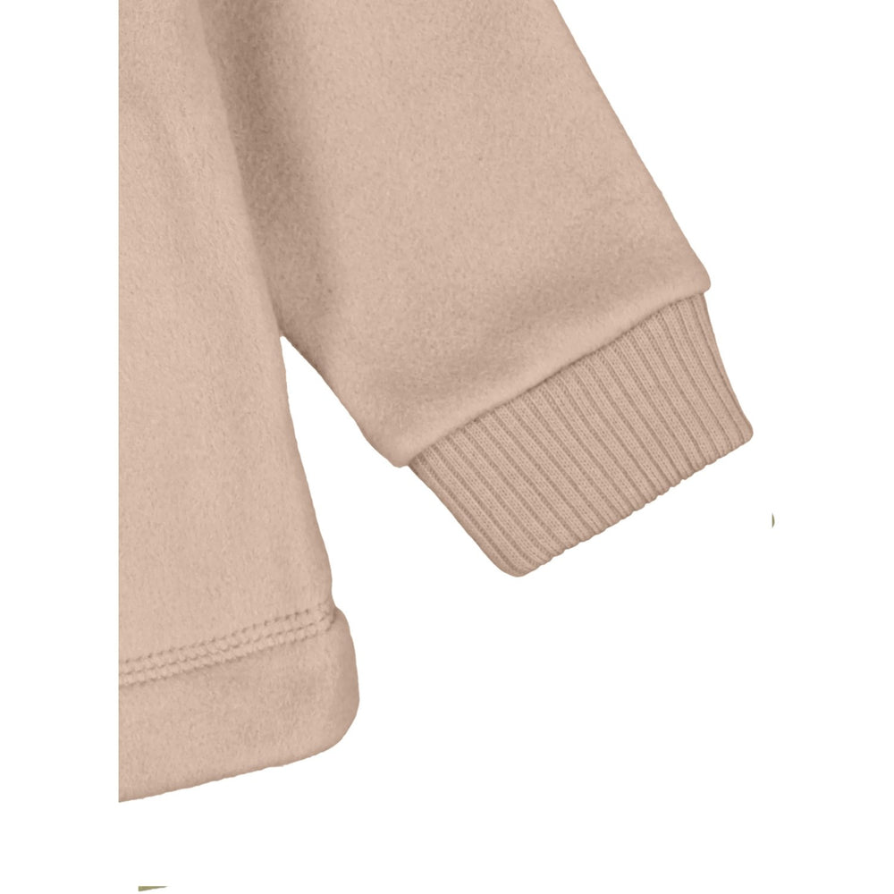 Køb Mikk-Line Warm Taupe Cotton Fleece Cardigan m. Hætte