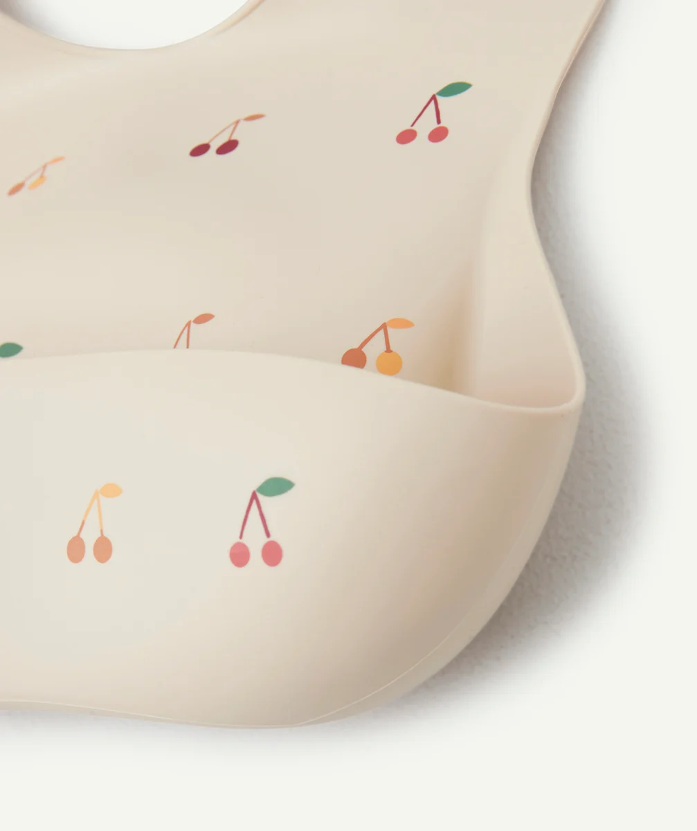 MUSHIEBAVOIR EN SILICONE IMPRIMÉ CERISES