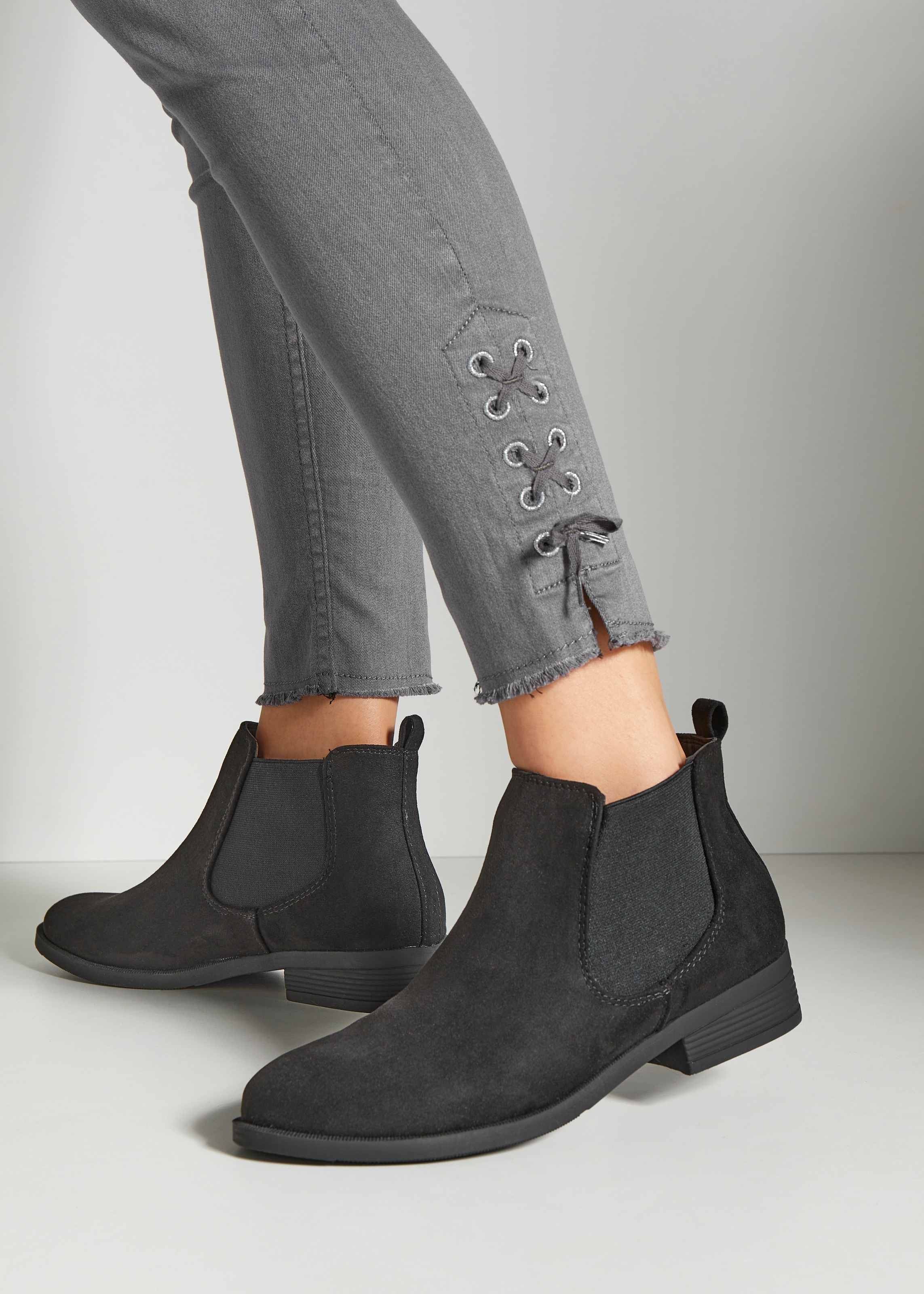 Vivance Chelseaboots  bequem zum Reinschlüpfen, Stiefelette, Ankle Boots VEGAN