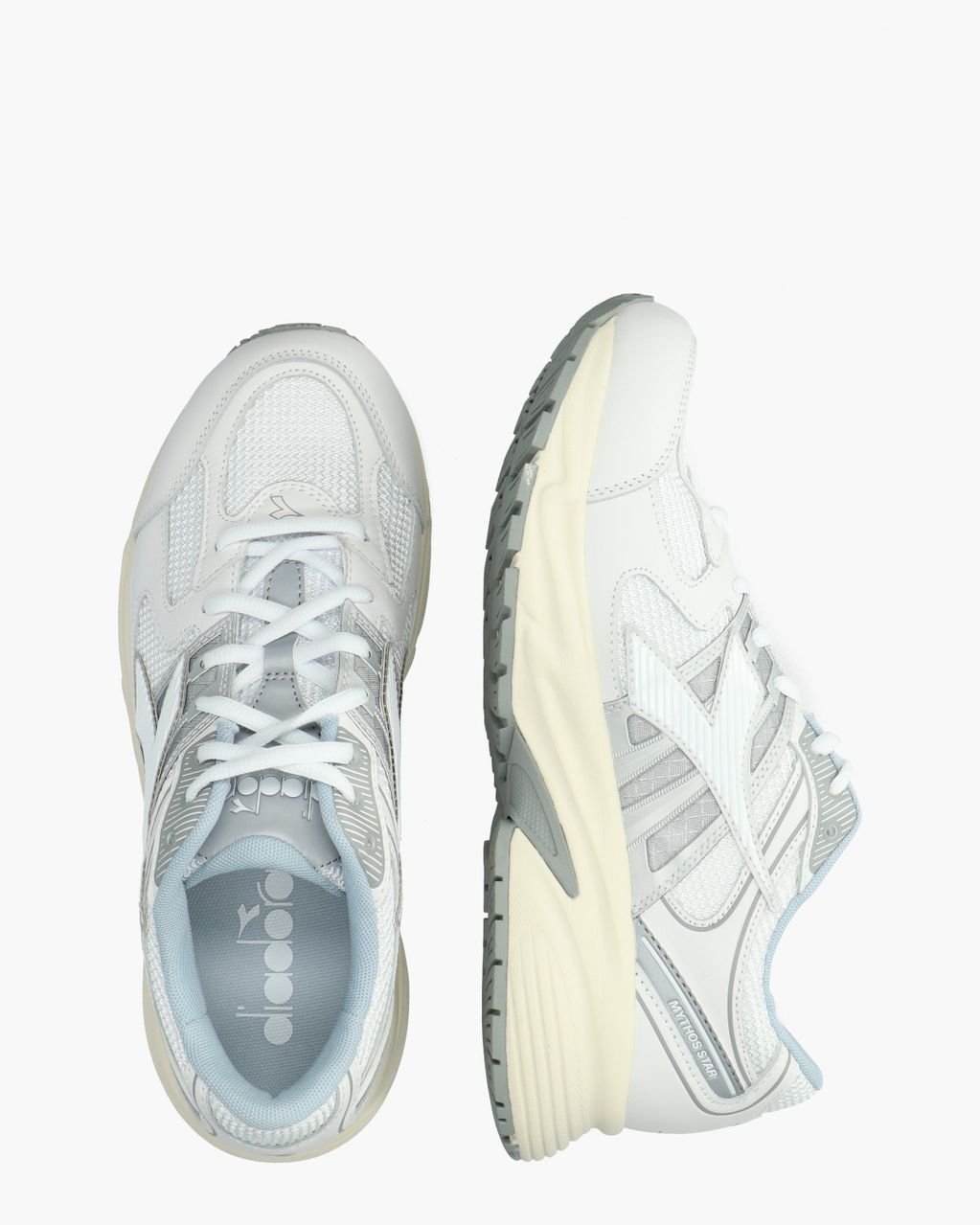 Diadora Sport Mythos Star Leather Wit Herensneakers