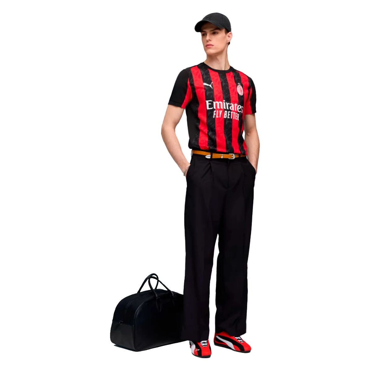 Camisola Puma AC Milan Primeiro Equipamento Authentic 2025-2026