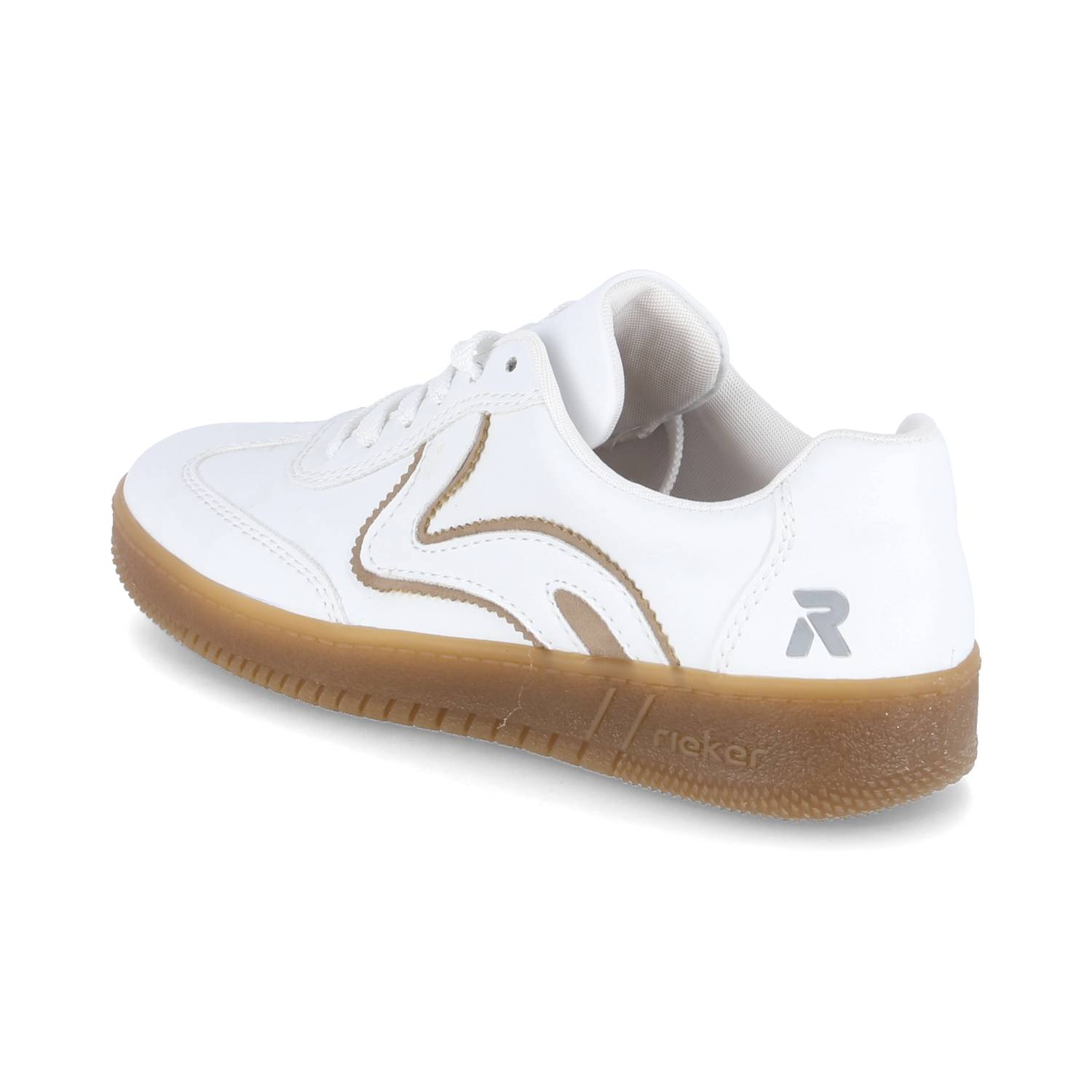 Rieker Low Sneaker - weiss/camel