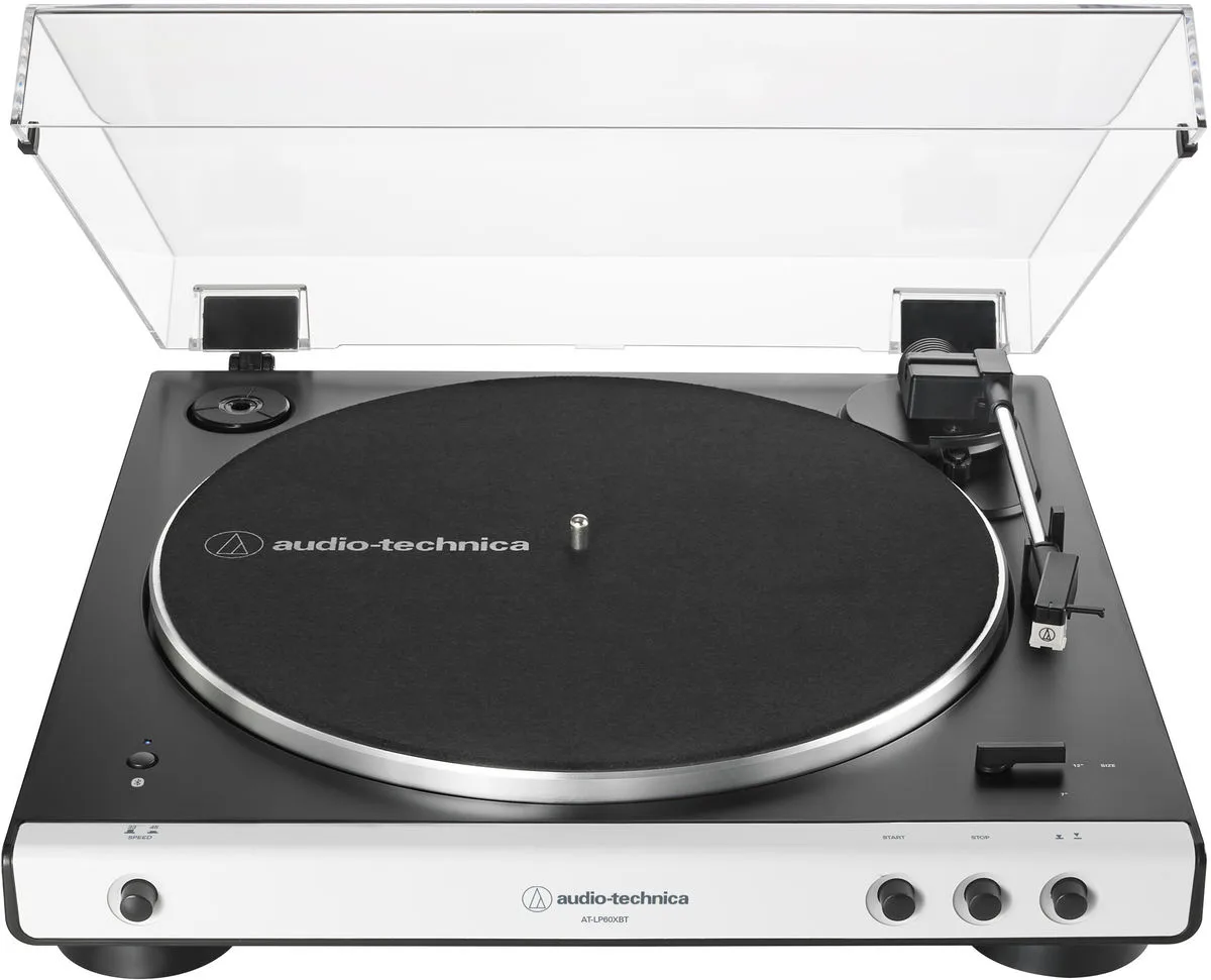 Audio Technica AT-LP60XBT Blanc et noir Platines vinyle hi-fi