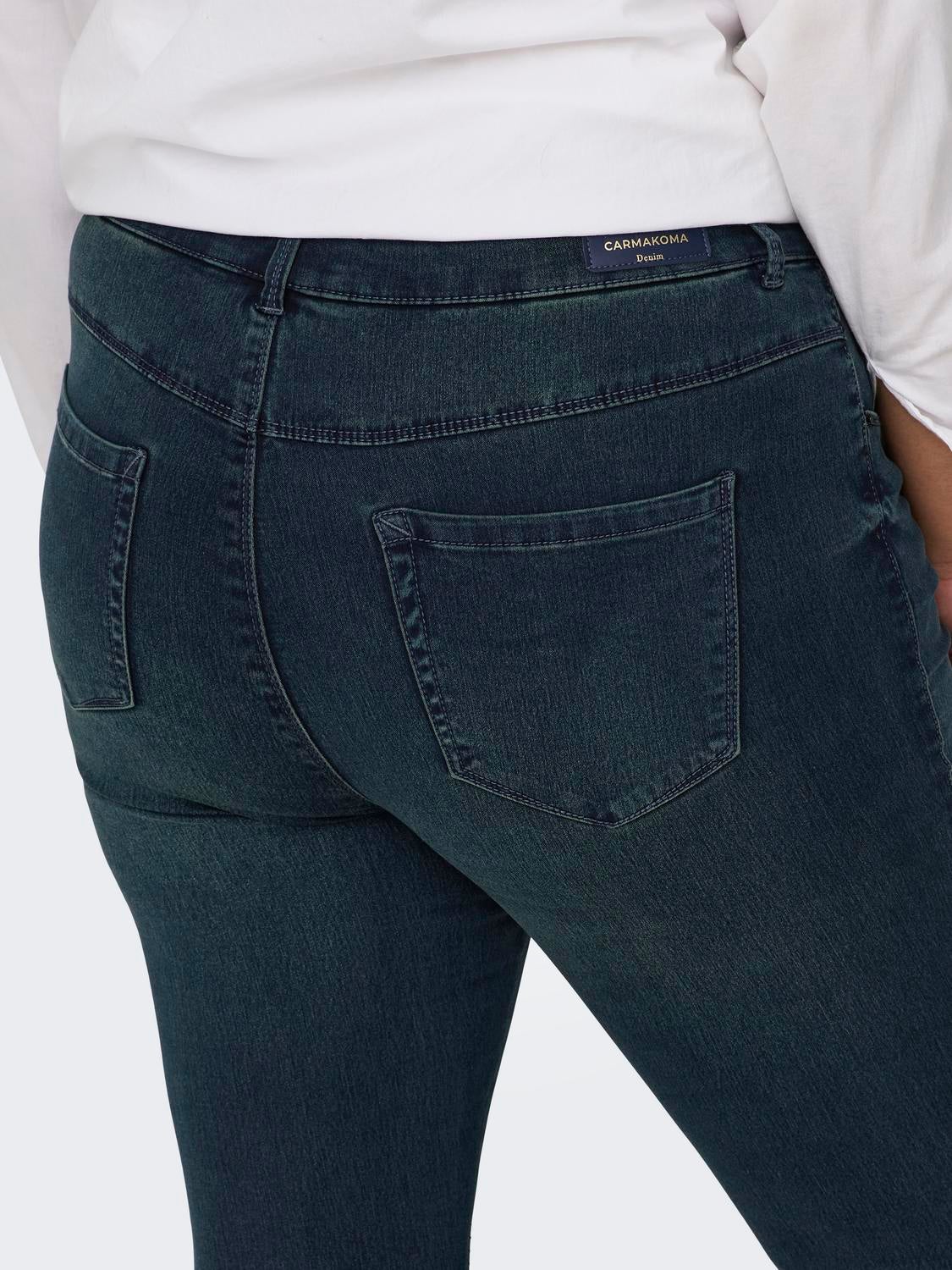 CARAUGUSTA Hohe Taille Skinny Fit Jeans Blue Black Denim