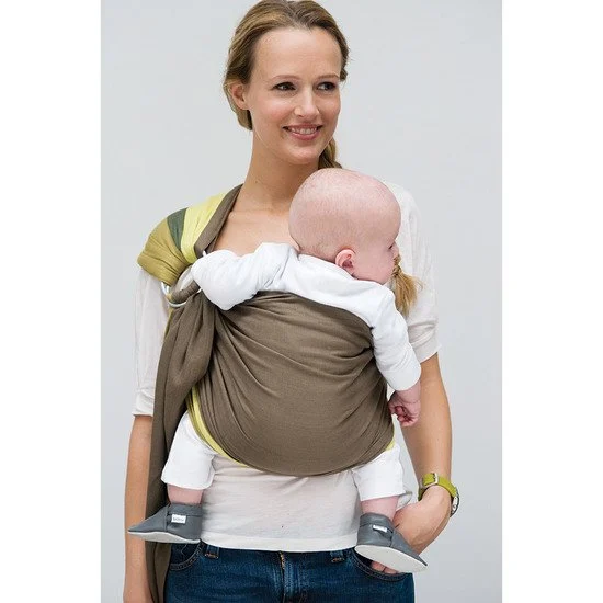 Écharpe de portage anneaux BB-Sling   épaule rembourrée Black Beans        de               Babylonia