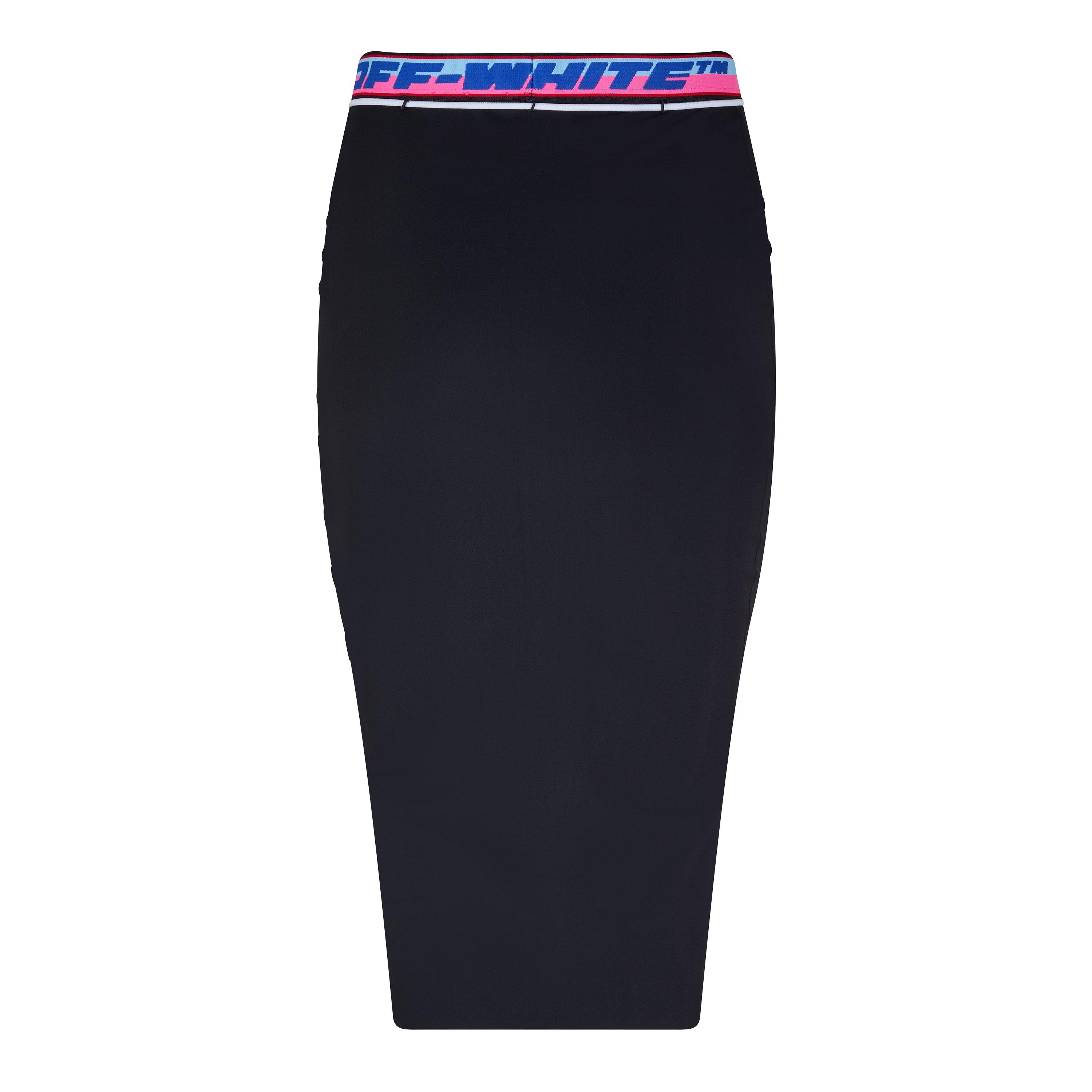Off White Athleisure Midi Skirt