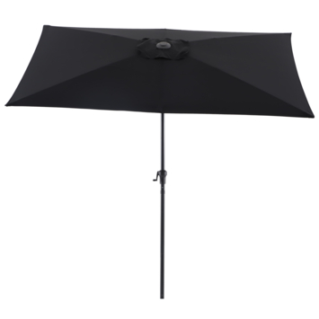 Balkonparasol Zwart
