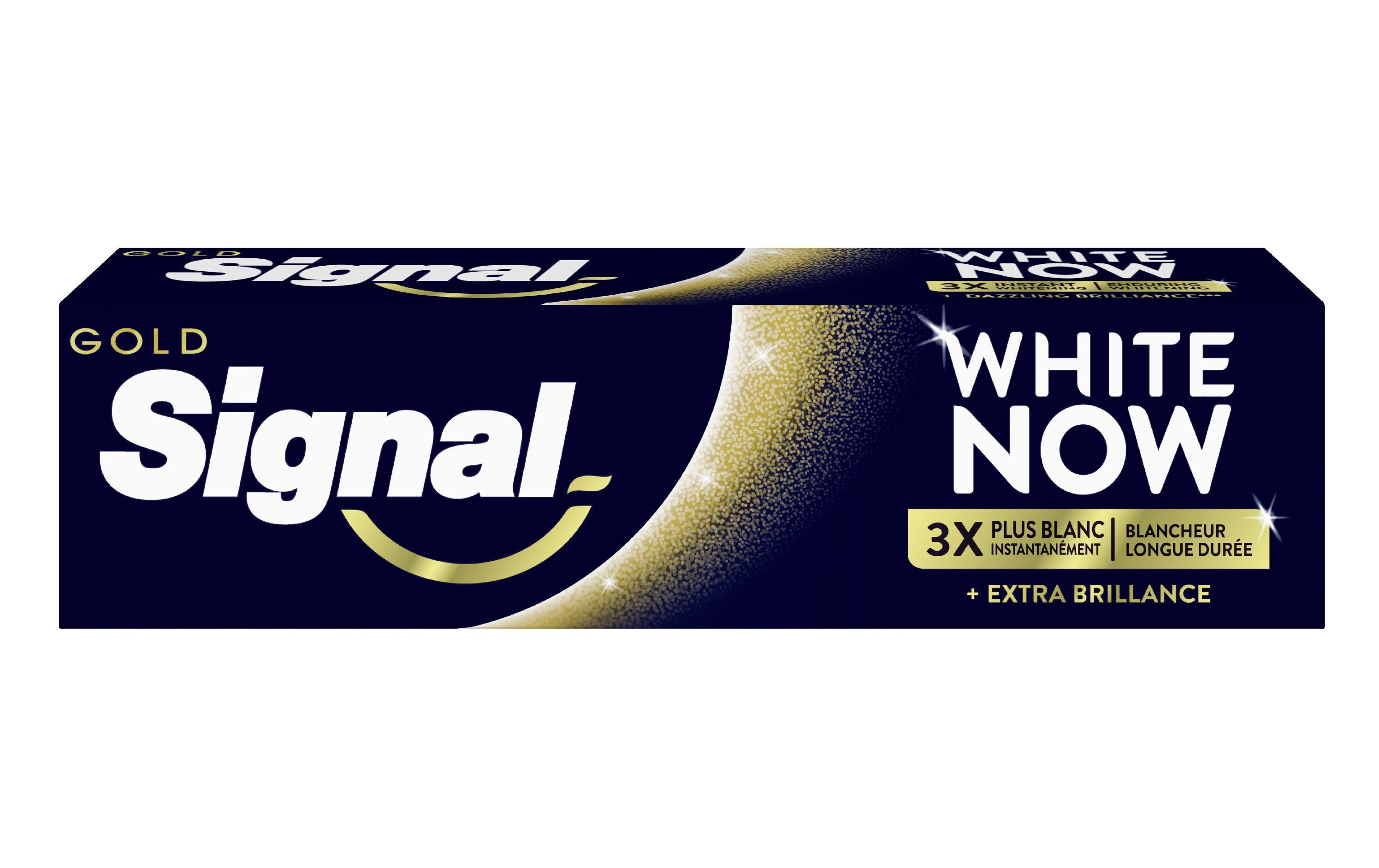 Zahnpasta White Now Gold 75 mlZahnpasta für strahlend weisse Zähne