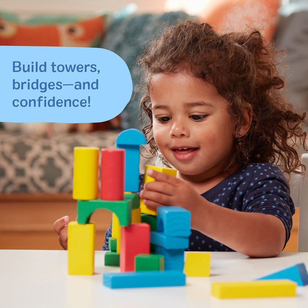 Køb Melissa & Doug Multifarvet Træklodser 100Pcs