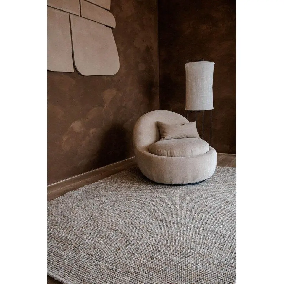 Interieur05 Wollen Vloerkleed grijs/bruin gemeleerd Vik - 230 x 160 cm