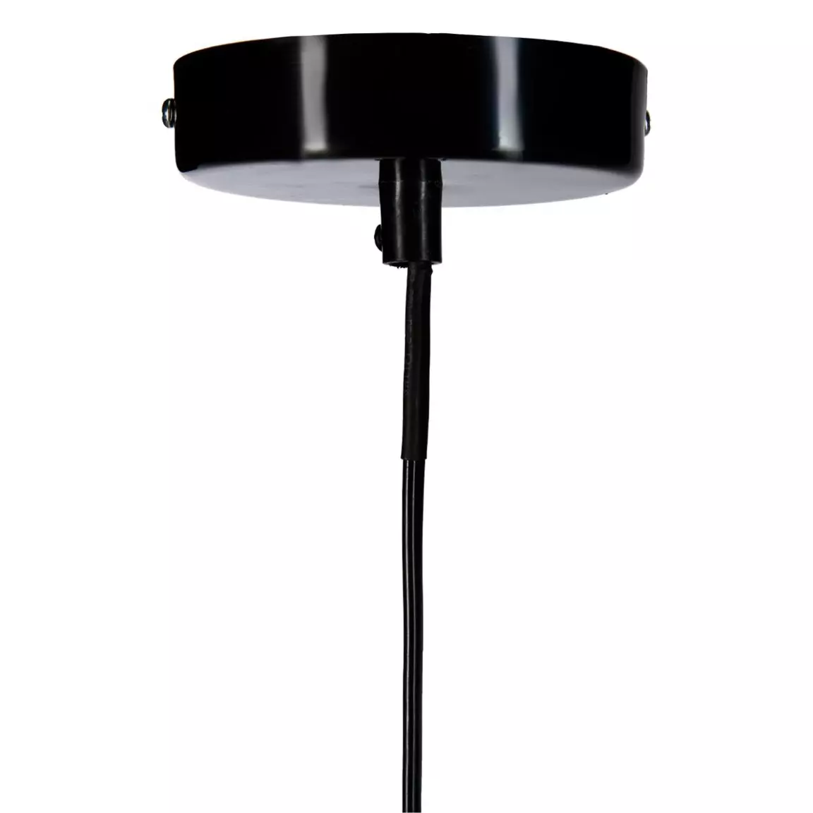 Suspension métal (D25 cm) Diamant Noir