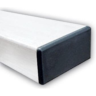 Poteau Rectangulaire - Acier Galvanisé - 80 x 40 mm