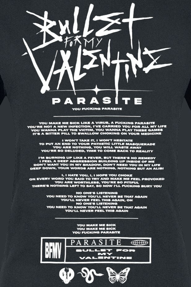 Parasite | Bullet For My Valentine T-Shirt Manches courtes
