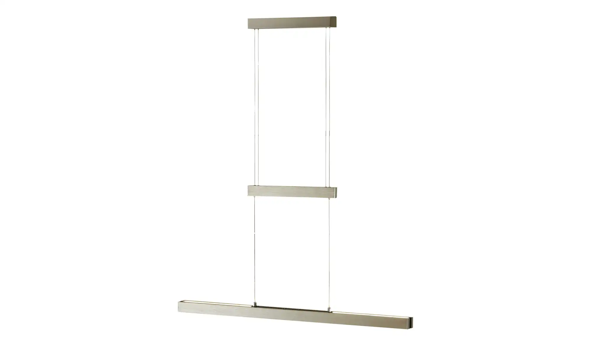 Trio LED-Pendelleuchte, alu mit Up & Down Light