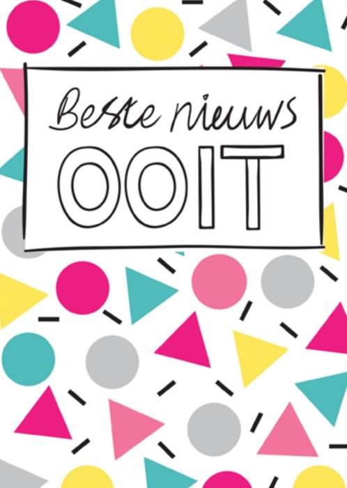 Memelou | Felicitatiekaart | patroon