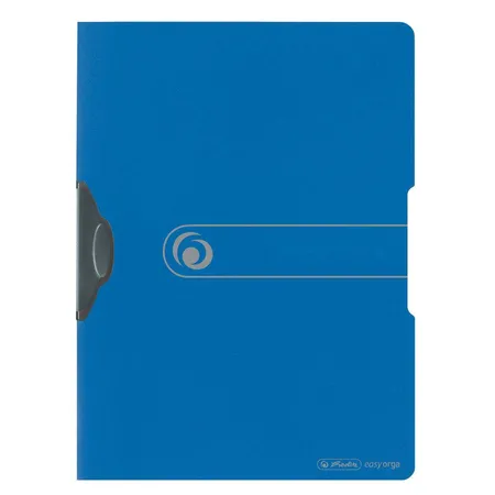 Herlitz Express Clip Hefter PP A4 opak blau 30 Blatt