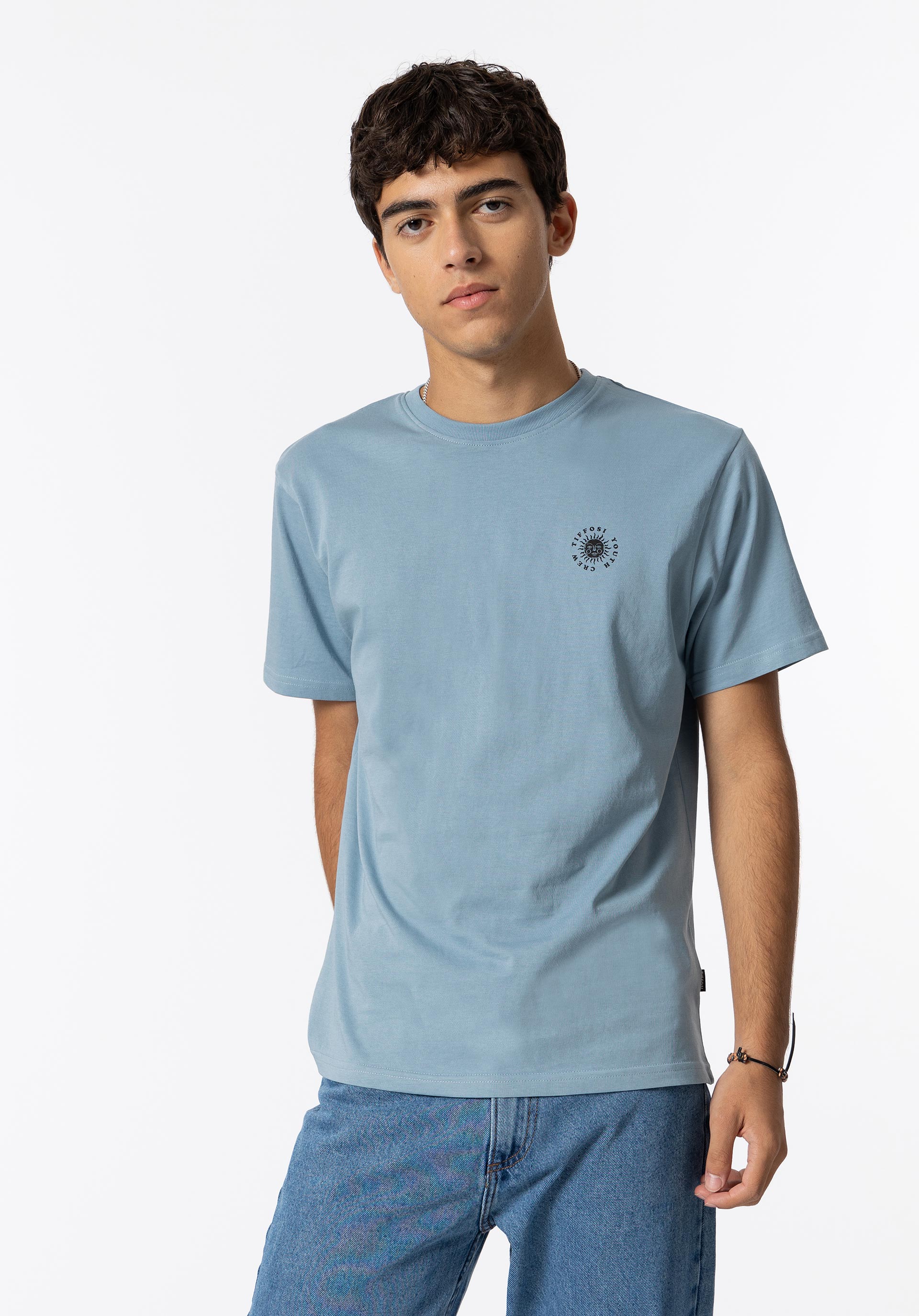 T-shirt com Estampado nas Costas