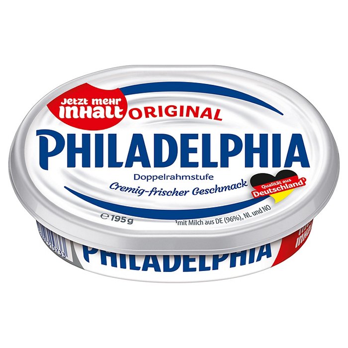 PHILADELPHIA Frischkäse 195 g, Doppelrahmstufe Original