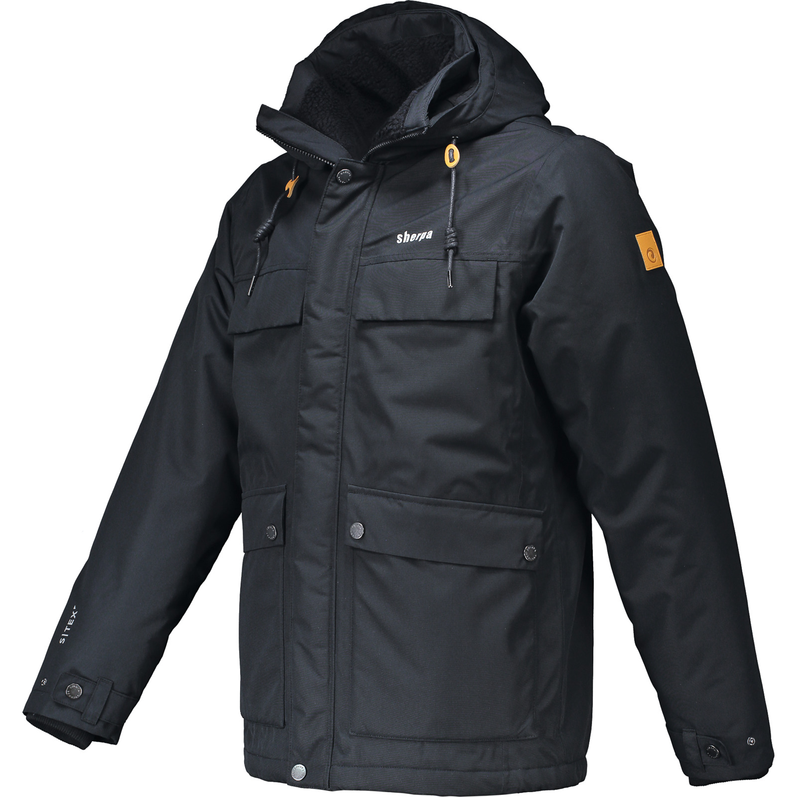 Sherpa Herren-Jacke Seti S, schwarz