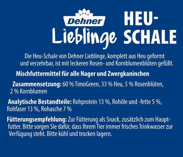 Dehner Lieblinge Heu-Schale mit Rosenblüte &