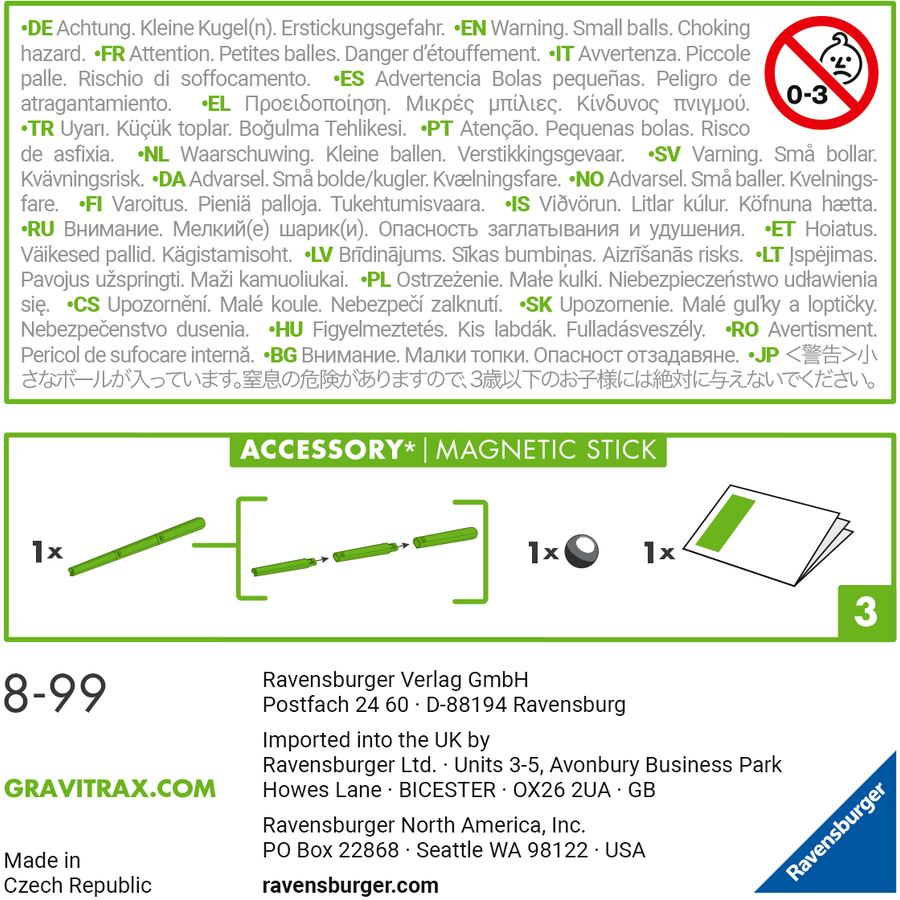 Ravensburger GraviTrax Accessory Magnetic Stick
