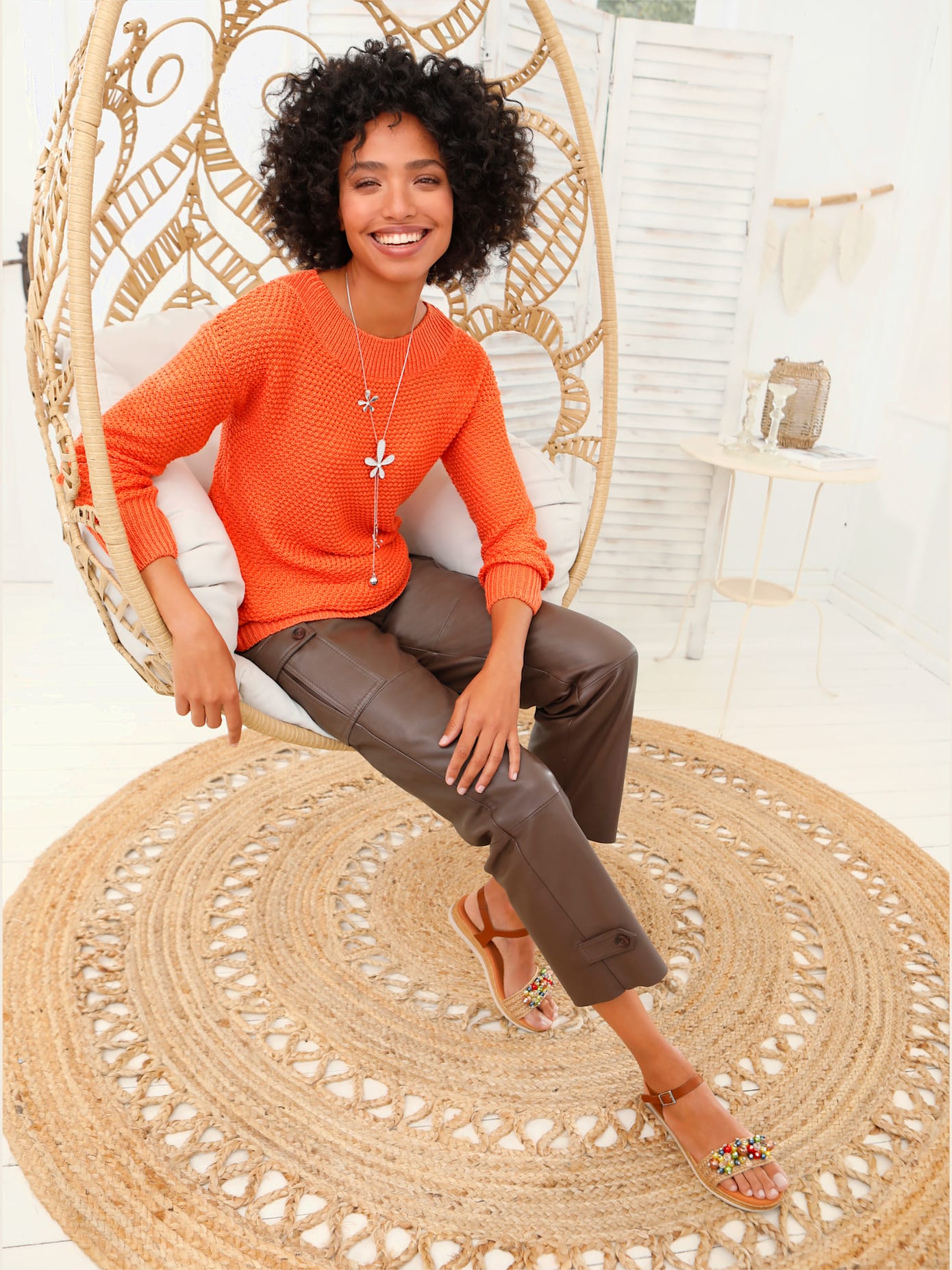 Pull jolie structure tricot