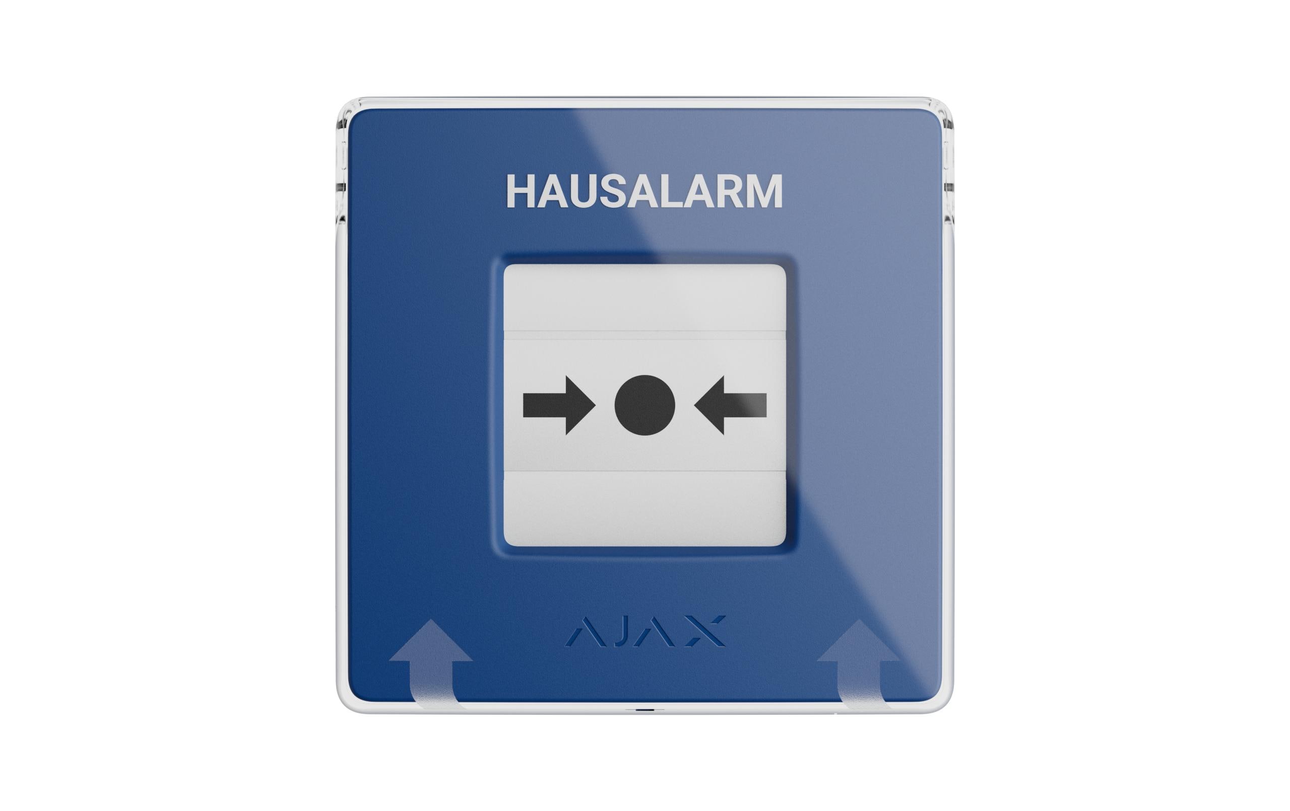 Funk-Taster ManualCallPoint (Blue) Jeweller Blau<br>Funk-Druckknopfmelder mit rücksetzbarem Auslöseelement und programmierbaren Szenarien
